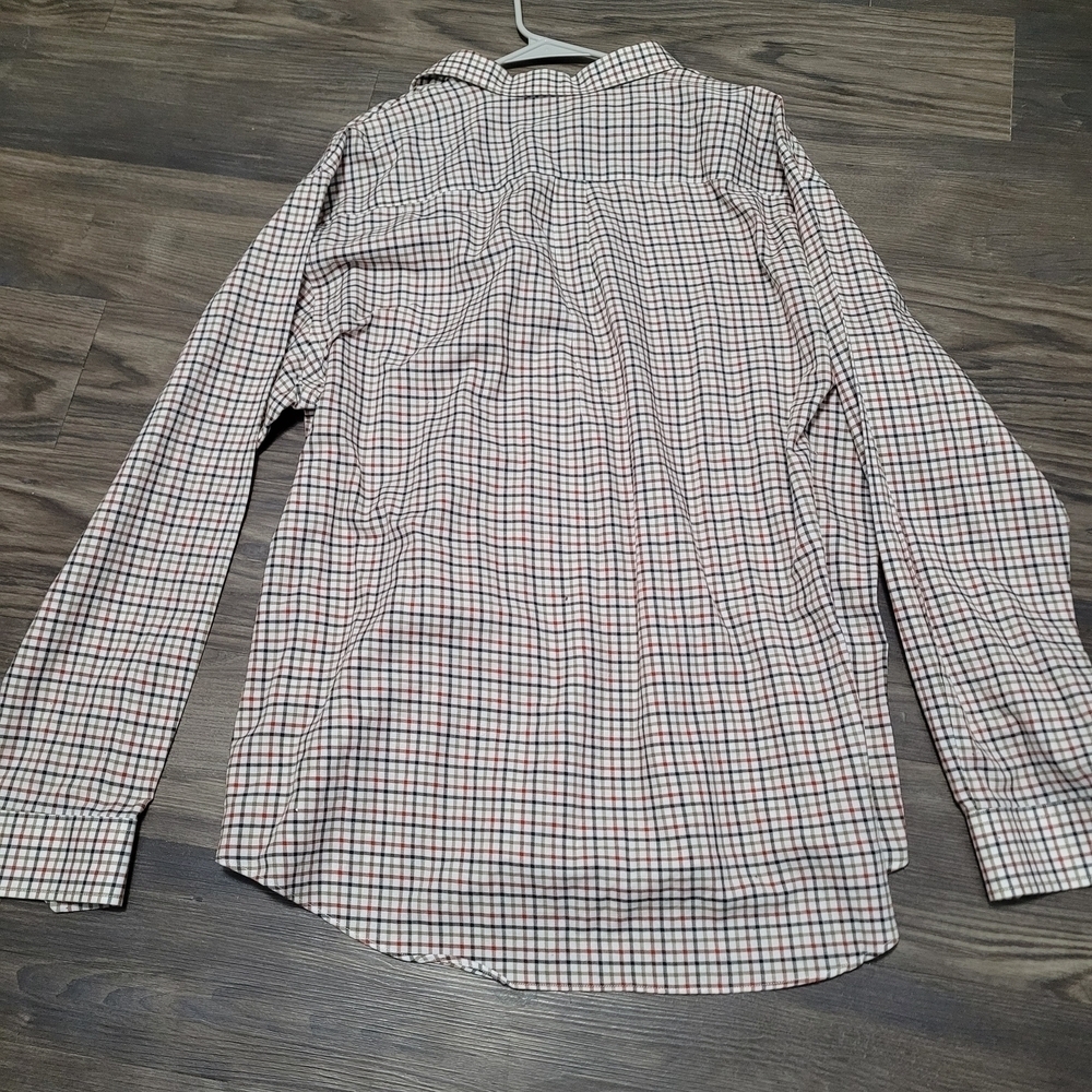 Van Heusen Men's Checkered Shirt Size XXL Button Down Long Sleeve Collared - Picture 2 of 7